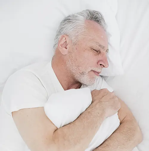 old people sleeping