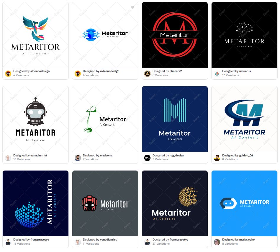 Fiver Logo Maker Example